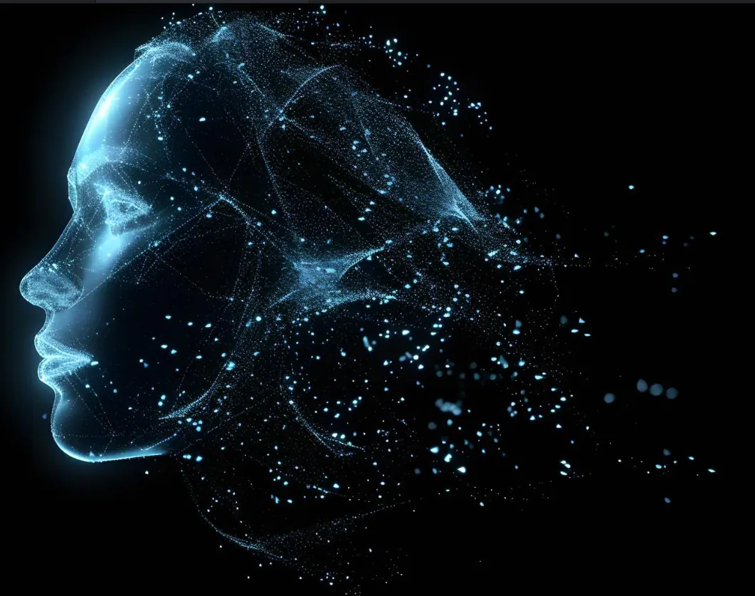 Cabeza holográfica IA — Novaris AI Núcleo Neural